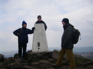 at the trig point